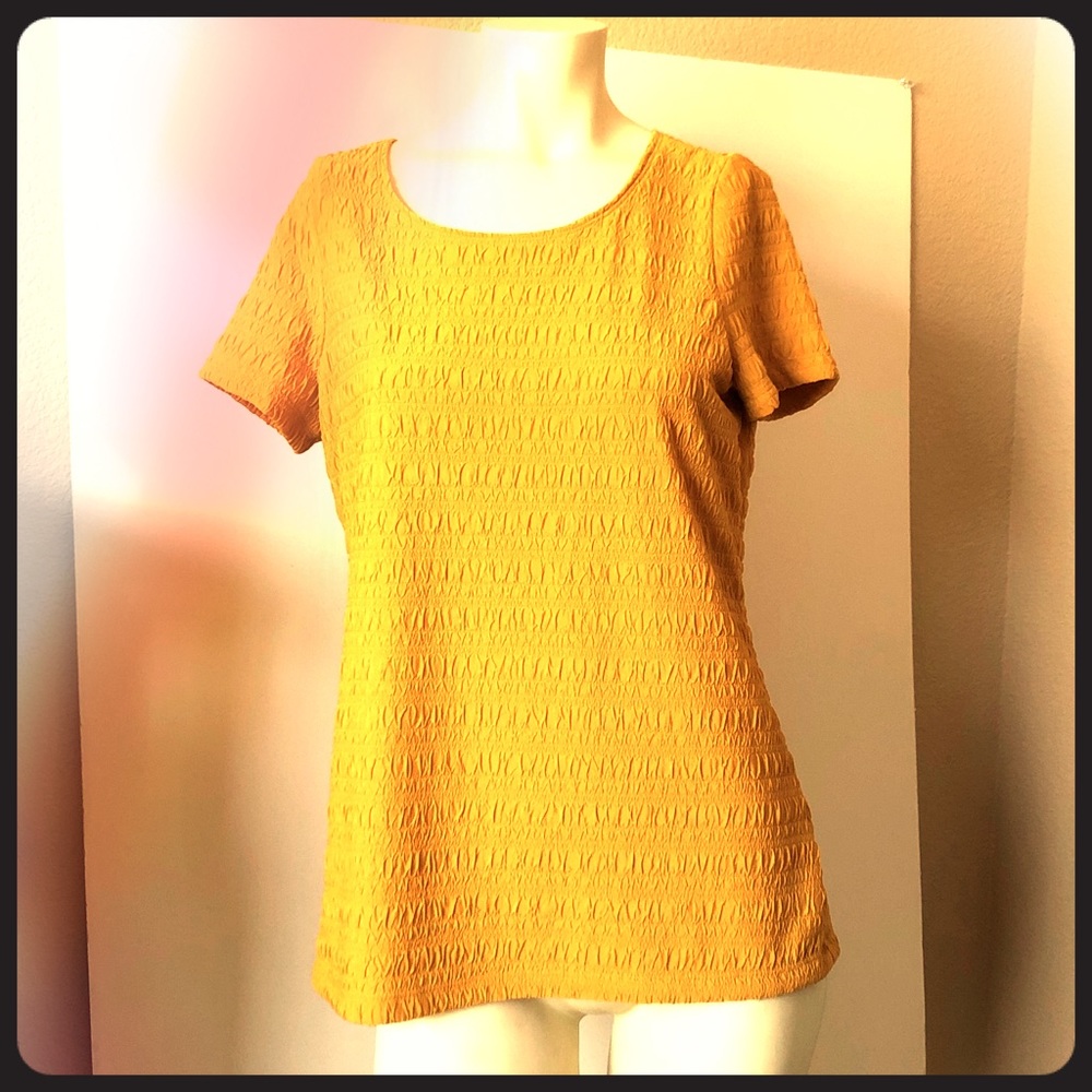 NEW NWOT East 5th Mustard Yellow Shirt